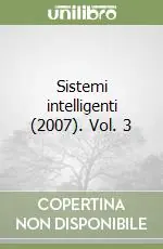 Offerta Limitata Sistemi intelligenti (2007). Vol. 3