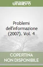 Problemi dell‘informazione (2007). Vol. 4 Occasione