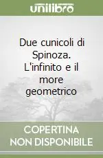Due cunicoli di Spinoza. L‘infinito e il more geometrico Offerta Speciale
