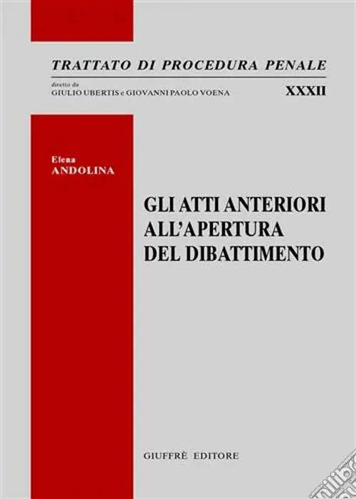 Ultime Pezzi Gli atti anteriori all‘apertura del dibattimento