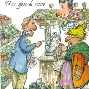 Promozione Quattro chili di limoni e un caco. Una spesa di risate