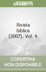 Rivista biblica (2007). Vol. 4 Offerta Del Giorno