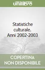 Bestseller Statistiche culturale. Anni 2002-2003