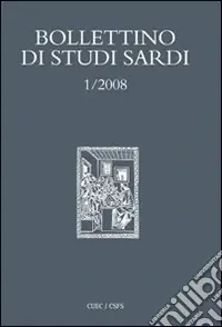 Bollettino di studi sardi (2008). Vol. 1 Consegna Rapida