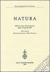 Natura. 12° Colloquio internazionale (Roma, 4-6 gennaio 2007) Occasione Imperdibile