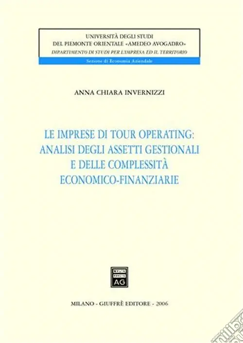 Le imprese di tour operating analisi degli assetti gestionali e delle complessità economico-finanziarie Vendita Finale