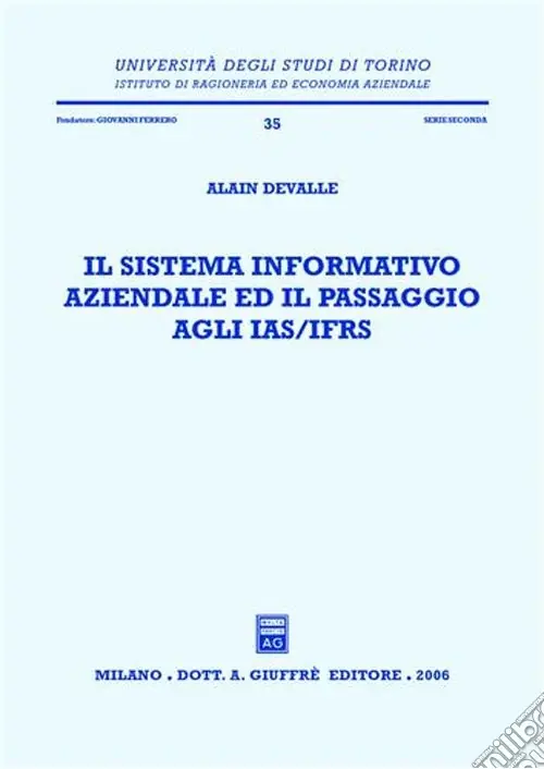 Promo Stagionale Il sistema informativo aziendale ed il passaggio agli IAS/IFRS