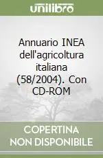 Occasione Annuario INEA dell‘agricoltura italiana (58/2004). Con CD-ROM