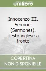 Innocenzo III. Sermoni (Sermones). Testo inglese a fronte Prezzo Di Fabbrica