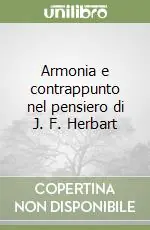 Prezzo Basso Armonia e contrappunto nel pensiero di J. F. Herbart