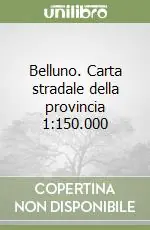 Subito Disponibile Belluno. Carta stradale della provincia 1 150.000