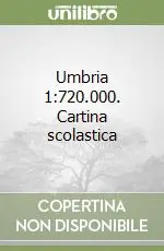 Umbria 1 720.000. Cartina scolastica Subito Disponibile