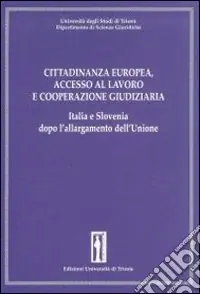 Cittadinanza europea, accesso al lavoro e cooperazione giudiziaria Nuova Collezione