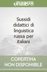 Quantità Limitata Sussidi didattici di linguistica russa per italiani