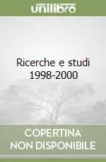 Consegna Rapida Ricerche e studi 1998-2000