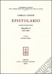 Subito Disponibile Epistolario. Vol. 19 Appendice A (1837-1843)