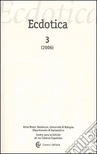 Di Tendenza Ecdotica (2006). Vol. 3