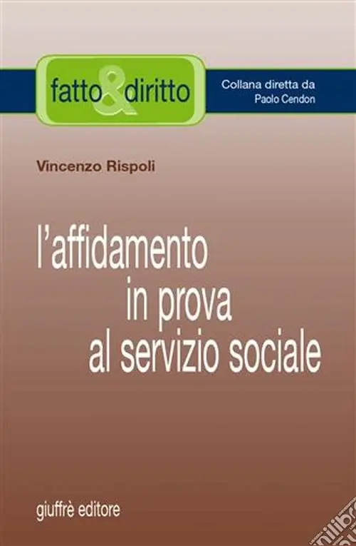 L‘affidamento in prova al servizio sociale Saldi