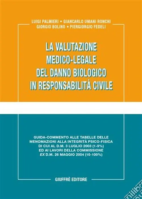 La valutazione medico-legale del danno biologico in responsabilità civile Non Perdere