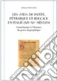 Les «vies» de Dante, Pétrarque et Boccace en Italie (XIVe-XVe siècles). Contribution à l‘histoire du genre biographique. Ediz. bilingue Ultime Pezzi