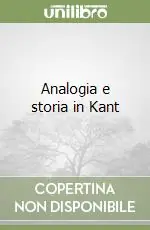 Analogia e storia in Kant Super Prezzo