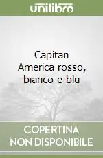 Prezzo Conveniente Capitan America rosso, bianco e blu