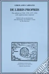 Affare De libris propriis. The edition of 1544, 1550, 1562 with supplementary material