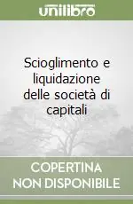 Scioglimento e liquidazione delle società di capitali Prezzo Di Fabbrica