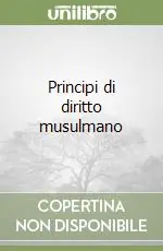 Principi di diritto musulmano Prezzo Conveniente