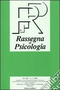 Promo Stagionale Rassegna di psicologia (2004). Vol. 3