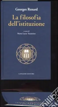 La filosofia dell‘istituzione Compra Online