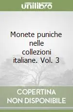 Promozione Monete puniche nelle collezioni italiane. Vol. 3