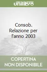 Consob. Relazione per l‘anno 2003 Bestseller