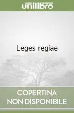 Leges regiae Prezzo Basso