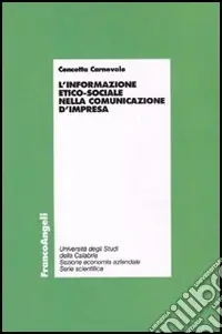 Ultime Pezzi L‘informazione etico-sociale nella comunicazione d‘impresa