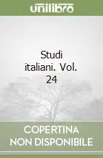 Reso Gratuito Studi italiani. Vol. 24