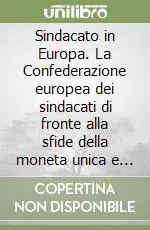 Sindacato in Europa. La Confederazione europea dei sindacati di fronte alla sfide della moneta unica e dell‘allargamento ad Est dell‘UE Affare