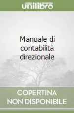 Prezzo Di Fabbrica Manuale di contabilità direzionale