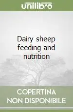 Dairy sheep feeding and nutrition Promozione