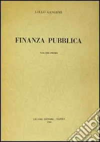 Finanza pubblica. Vol. 1 Vendita Finale