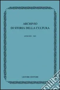Archivio di storia della cultura Promozione