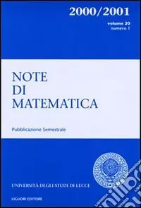Note di matematica. Vol. 20/1 Solo Oggi