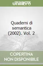 Quaderni di semantica (2002). Vol. 2 Sconto