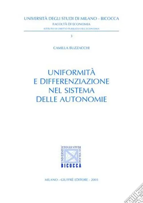 Uniformità e differenziazione nel sistema delle autonomie Consegna Rapida