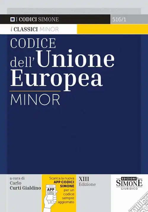 Solo Oggi Codice dell‘Unione Europea Minor