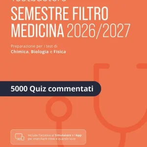 Testbusters. Eserciziario 5000 quiz. Semestre filtro 2026/2027 Promozione Esclusiva