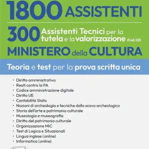 Concorso MIC 1800 assistenti 300 assistenti tecnici per la tutela e la valorizzazione Promozione Esclusiva