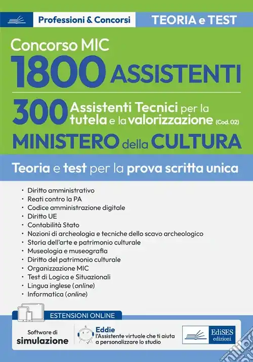 Concorso MIC 1800 assistenti 300 assistenti tecnici per la tutela e la valorizzazione Promozione Esclusiva