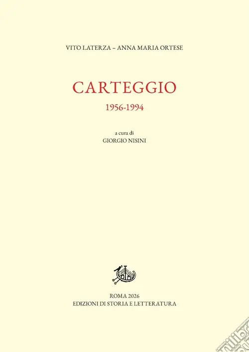 Novità Carteggio 1956-1994