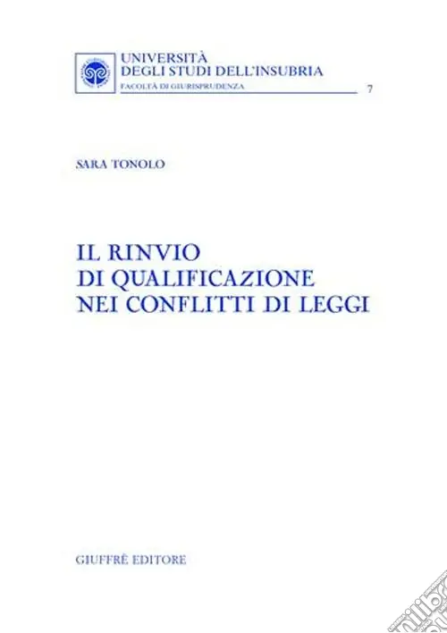 Il rinvio di qualificazione nei conflitti di leggi Pagamento Sicuro